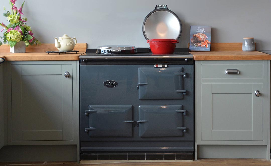 <p>2 Oven Post 74 Electric Aga Cooker</p><p>Installed in Dorset